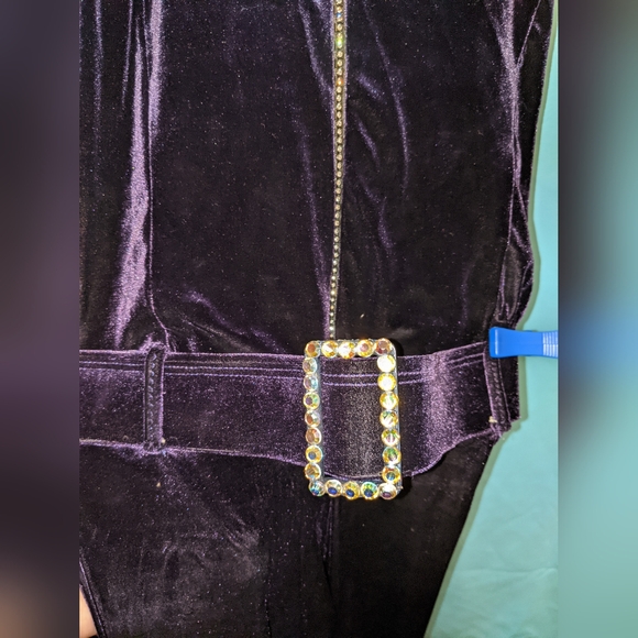 Pant suit velvet - Picture 2 of 8